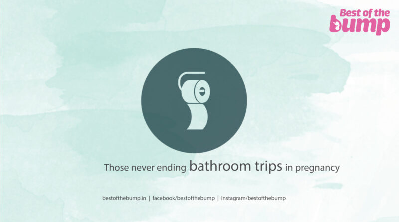 never ending bathroom trips in pregnancy