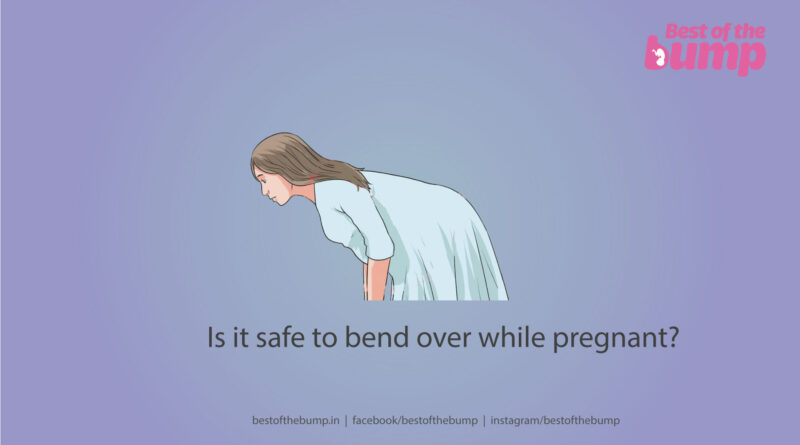 bending in pregnancy